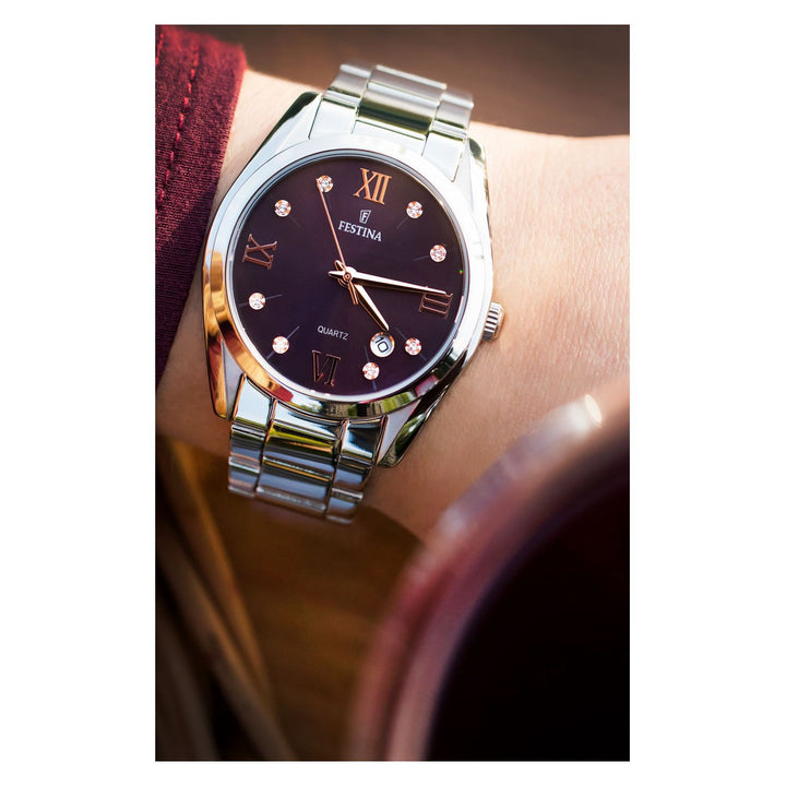 RELOJ PARA MUJER FESTINA BOYFRIEND F16790/E - PLATEADO