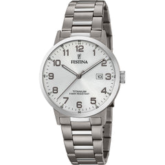 Cargar imagen en el visor de la galería, RELOJ CLASICO PARA HOMBRE FESTINA TITANIUM F20435/1 - GRIS
