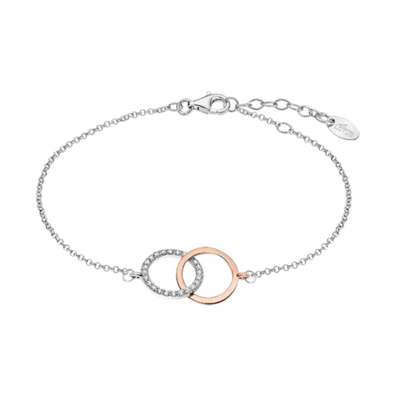 PULSERA LOTUS SILVER MOMENTS LP1955-2/1 PLATA, MUJER