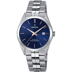Cargar imagen en el visor de la galería, RELOJ CLASICO PARA HOMBRE FESTINA CLASSIC METAL F20437/B - PLATEADO
