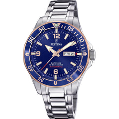 Cargar imagen en el visor de la galería, RELOJ ELEGANTE PARA HOMBRE FESTINA AUTOMATIC F20478/3 - PLATEADO
