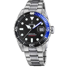 Cargar imagen en el visor de la galería, RELOJ CLASICO PARA HOMBRE FESTINA AUTOMATIC F20480/3 - PLATEADO
