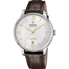 Cargar imagen en el visor de la galería, RELOJ EN CUERO PARA HOMBRE FESTINA AUTOMATIC F20484/2 - MARRÓN
