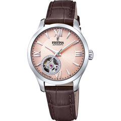 Cargar imagen en el visor de la galería, RELOJ EN CUERO PARA MUJER FESTINA OUT OF CORE COLLECTION F20490/2 - MARRÓN
