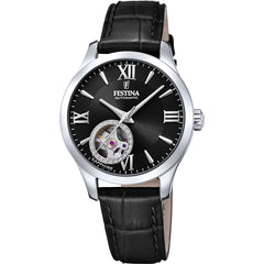Cargar imagen en el visor de la galería, RELOJ EN CUERO PARA MUJER FESTINA AUTOMATIC F20490/3 - NEGRO
