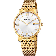 Cargar imagen en el visor de la galería, RELOJ CLASICO PARA HOMBRE FESTINA SWISS MADE F20020/1 - DORADO
