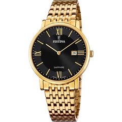 Cargar imagen en el visor de la galería, RELOJ CLASICO PARA HOMBRE FESTINA SWISS MADE F20020/3 - DORADO

