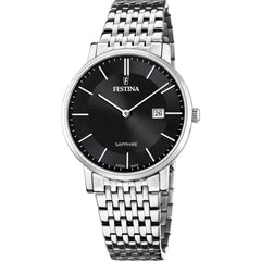 Cargar imagen en el visor de la galería, RELOJ CLASICO PARA HOMBRE FESTINA SWISS MADE F20018/3 - PLATEADO
