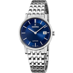 Cargar imagen en el visor de la galería, RELOJ CLASICO PARA MUJER FESTINA SWISS MADE F20019/2 - PLATEADO
