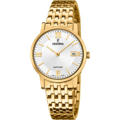 Cargar imagen en el visor de la galería, RELOJ CLASICO PARA MUJER FESTINA SWISS MADE F20021/1 - DORADO
