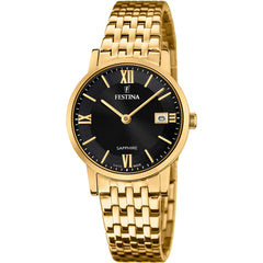 Cargar imagen en el visor de la galería, RELOJ CLASICO PARA MUJER FESTINA SWISS MADE F20021/3 - DORADO
