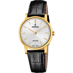 Cargar imagen en el visor de la galería, RELOJ EN CUERO PARA MUJER FESTINA SWISS MADE F20017/1 - DORADO
