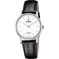 Cargar imagen en el visor de la galería, RELOJ EN CUERO PARA MUJER FESTINA SWISS MADE F20013/1 - NEGRO
