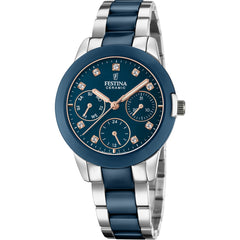 Cargar imagen en el visor de la galería, RELOJ CLASICO PARA MUJER FESTINA CERAMIC F20497/2 - MULTICOLOR
