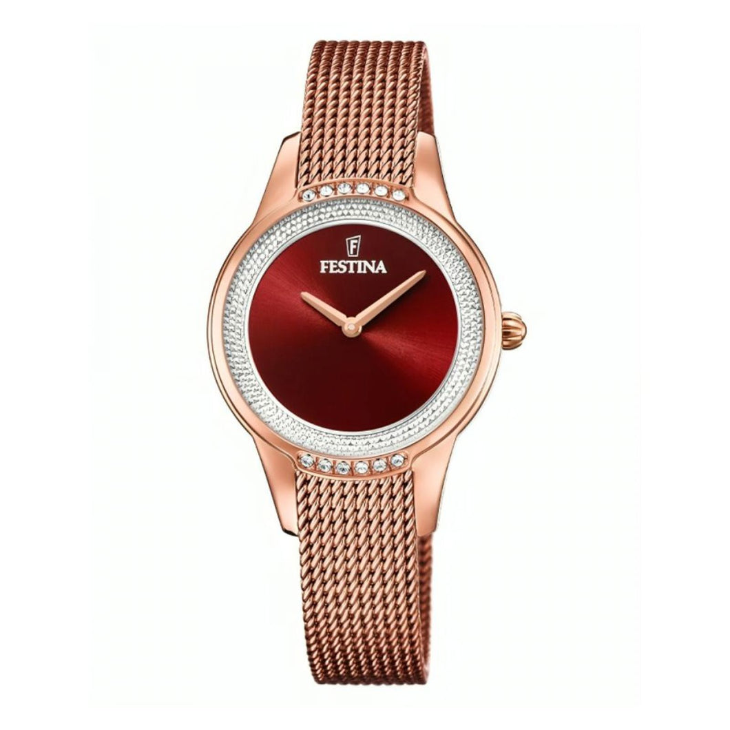 RELOJ ANÁLOGO PARA MUJER FESTINA MADEMOISELLE F20496/1 - ORO ROSA