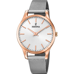 Cargar imagen en el visor de la galería, RELOJ DELICADO PARA MUJER FESTINA BOYFRIEND F20507/1 - PLATEADO
