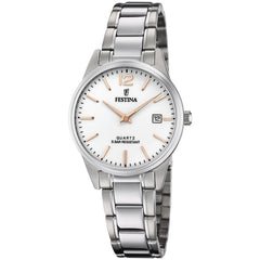 Cargar imagen en el visor de la galería, RELOJ CLASICO PARA MUJER FESTINA CLASSIC METAL F20509/2 - PLATEADO
