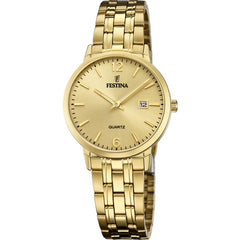 Cargar imagen en el visor de la galería, RELOJ ELEGANTE PARA MUJER FESTINA CLASSIC METAL F20514/3 - DORADO
