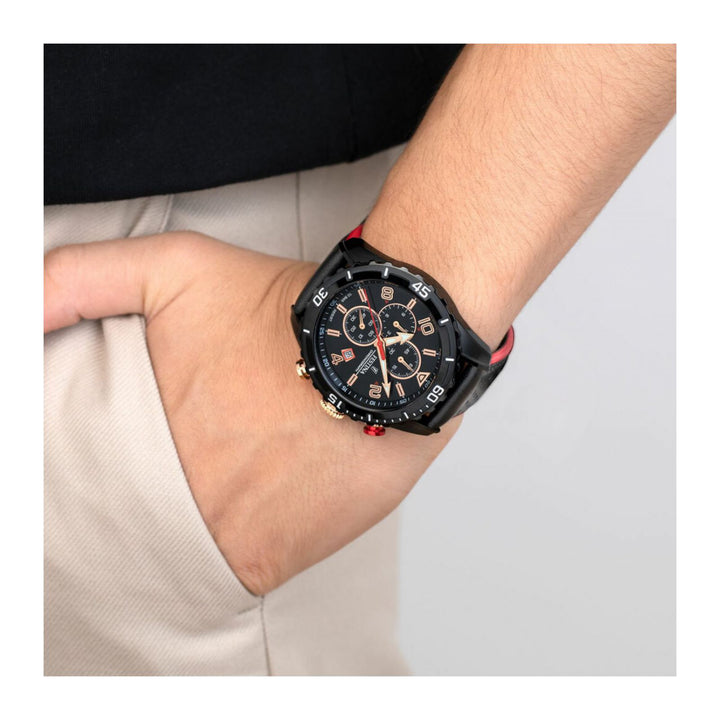 RELOJ EN CUERO PARA HOMBRE FESTINA TIMELESS CHRONO F20519/4 - NEGRO