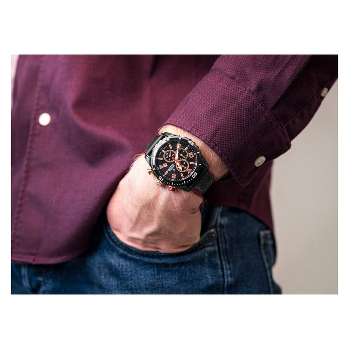 RELOJ EN CUERO PARA HOMBRE FESTINA TIMELESS CHRONO F20519/4 - NEGRO