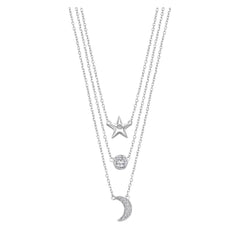 Cargar imagen en el visor de la galería, COLLAR LUNA/ESTRELLA LOTUS SILVER LP3045-1/1 PLATA, MUJER
