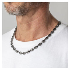 Cargar imagen en el visor de la galería, COLLAR LOTUS STYLE URBAN MAN LS2140-1/3 ACERO, HOMBRE
