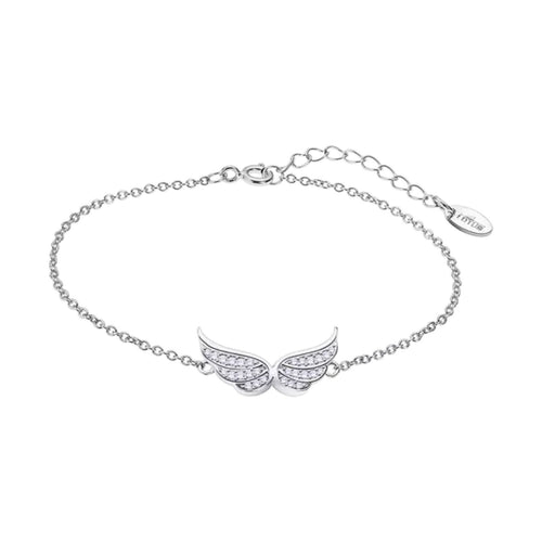 PULSERA ALAS LOTUS SILVER FANTASY LP3138-2/1 PLATA, MUJER