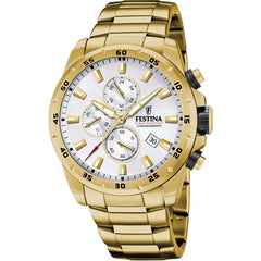 Cargar imagen en el visor de la galería, RELOJ ELEGANTE PARA HOMBRE FESTINA CHRONO SPORT F20541/1 - DORADO
