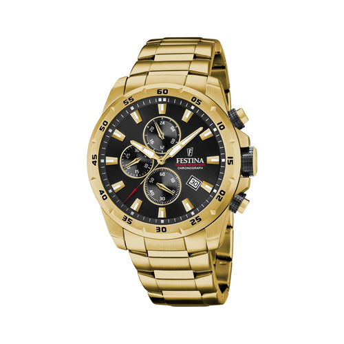 RELOJ ANÁLOGO PARA HOMBRE FESTINA CHRONO SPORT F20541/4 - DORADO