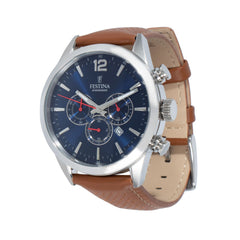 Cargar imagen en el visor de la galería, RELOJ EN CUERO PARA HOMBRE FESTINA TIMELESS CHRONO F20542/3 - MARRÓN
