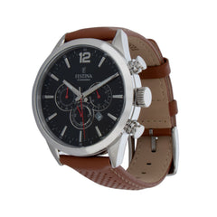 Cargar imagen en el visor de la galería, RELOJ EN CUERO PARA HOMBRE FESTINA TIMELESS CHRONO F20542/6 - MARRÓN
