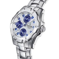 Cargar imagen en el visor de la galería, RELOJ ELEGANTE PARA HOMBRE FESTINA MULTIFUNCTION F16242/I - PLATEADO
