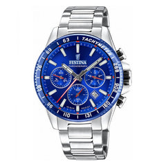 Cargar imagen en el visor de la galería, RELOJ CON CALENDARIO PARA HOMBRE FESTINA TIMELESS CHRONO F20560/3 - AZUL
