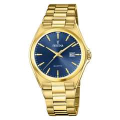 Cargar imagen en el visor de la galería, RELOJ ANÁLOGO PARA HOMBRE FESTINA ACERO CLASSIC F20555/4 - DORADO
