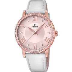 Cargar imagen en el visor de la galería, RELOJ EN CUERO PARA MUJER FESTINA BOYFRIEND F20414/2 - BLANCO
