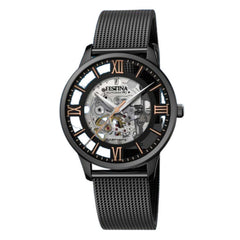 Cargar imagen en el visor de la galería, RELOJ CON ESQUELETO PARA HOMBRE FESTINA SKELETON AUTOMATIC F20535/2 - NEGRO
