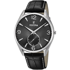 Cargar imagen en el visor de la galería, RELOJ EN CUERO PARA HOMBRE FESTINA RETRO F6870/4 - NEGRO
