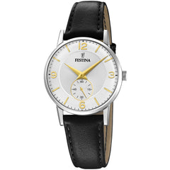 Cargar imagen en el visor de la galería, RELOJ EN CUERO PARA MUJER FESTINA RETRO F20570/2 - NEGRO
