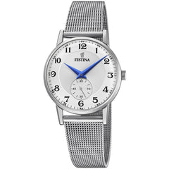 Cargar imagen en el visor de la galería, RELOJ ELEGANTE PARA MUJER FESTINA CLASSIC METAL F20572/1 - PLATEADO
