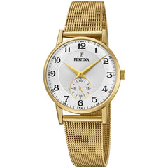 Cargar imagen en el visor de la galería, RELOJ DELICADO PARA MUJER FESTINA CLASSIC METAL F20573/1 - DORADO
