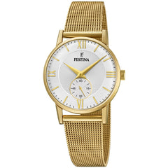 Cargar imagen en el visor de la galería, RELOJ DELICADO PARA MUJER FESTINA CLASSIC METAL F20573/2 - DORADO

