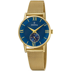 Cargar imagen en el visor de la galería, RELOJ DELICADO PARA MUJER FESTINA CLASSIC METAL F20573/3 - DORADO
