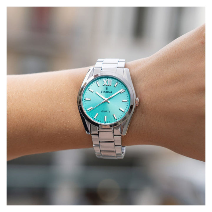 RELOJ ANÁLOGO PARA MUJER FESTINA BOYFRIEND F20622/D - PLATEADO
