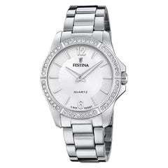 Cargar imagen en el visor de la galería, RELOJ CLASICO PARA MUJER FESTINA MADEMOISELLE F20593/1 - PLATEADO
