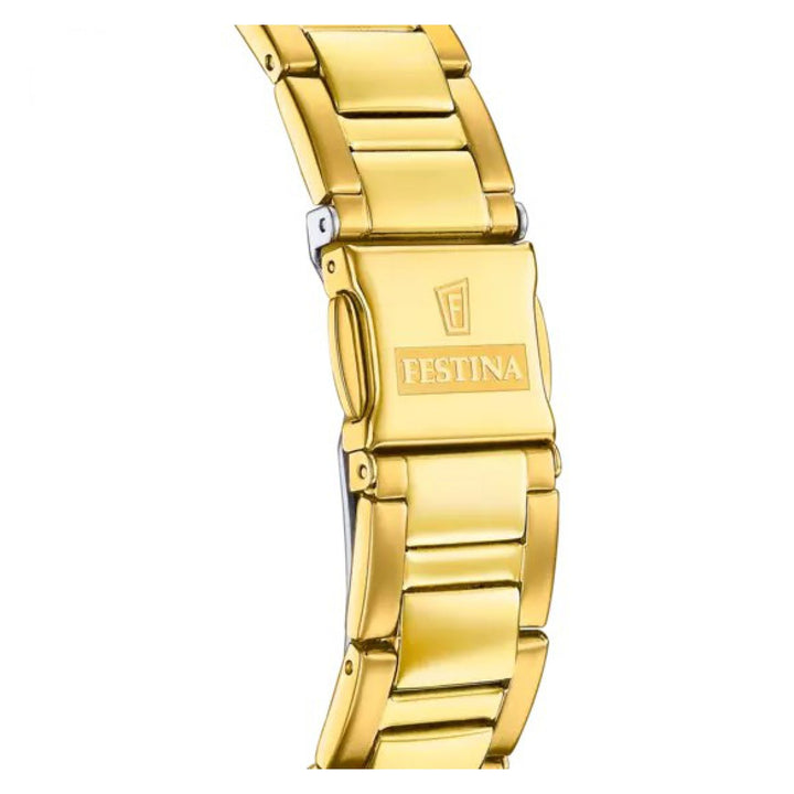 RELOJ CON DIAMANTES PARA MUJER FESTINA RAINBOW F20609/1- DORADO