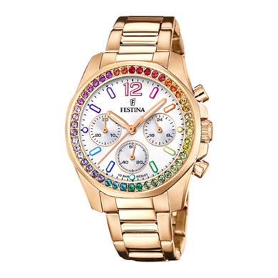 RELOJ ANÁLOGO PARA MUJER FESTINA RAINBOW F20639/2 - ROSA