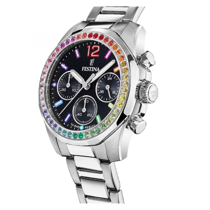 RELOJ ANÁLOGO PARA MUJER FESTINA RAINBOW F20606/3 - PLATEADO