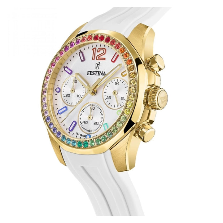 RELOJ ANÁLOGO PARA MUJER FESTINA RAINBOW F20650/2 - BLANCO