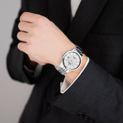 Cargar imagen en el visor de la galería, RELOJ CLASICO PARA HOMBRE FESTINA SWISS MADE F20005/1 - PLATEADO

