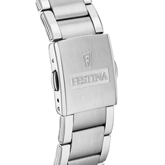 Cargar imagen en el visor de la galería, RELOJ ELEGANTE PARA HOMBRE FESTINA TIMELESS CHRONO F20343/2 - PLATEADO
